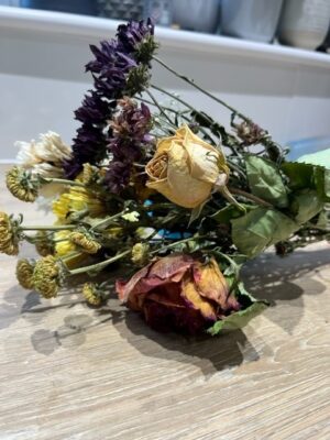 Bunch of dried flowers