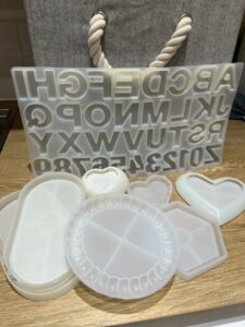 Resin silicone moulds