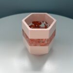 Hexagon Resin Layer Pot