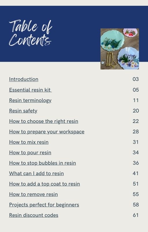 Resin for beginners book