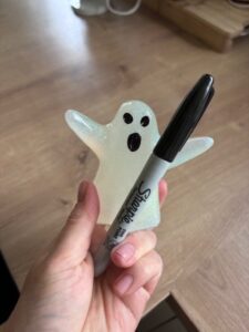 Glow in the dark resin ghost tutorial