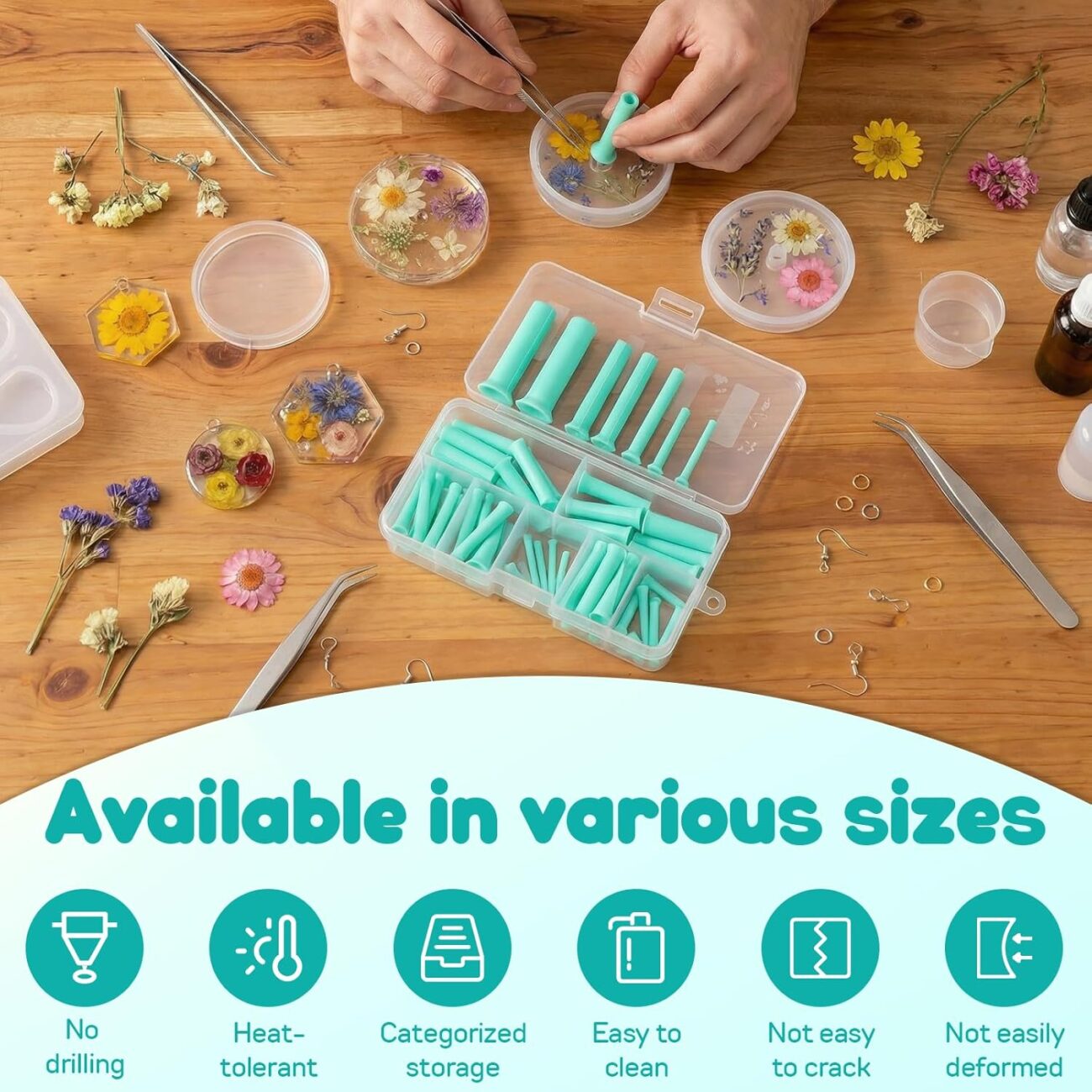 Resin hole maker